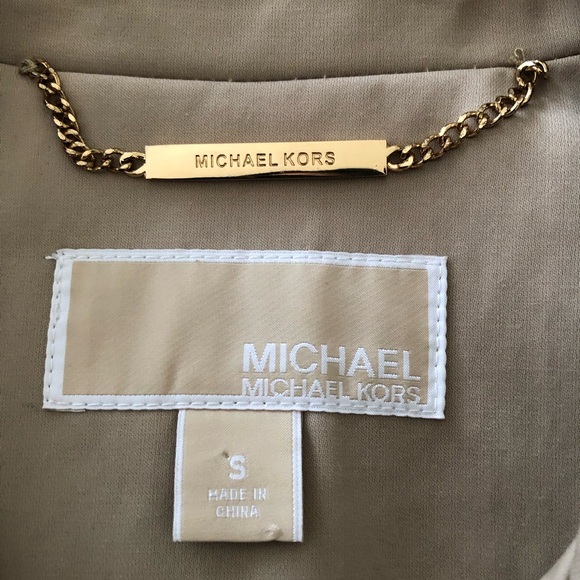 Michael Michael Kors Brand New Woman Tan Trench Coat - Picture 4 of 7